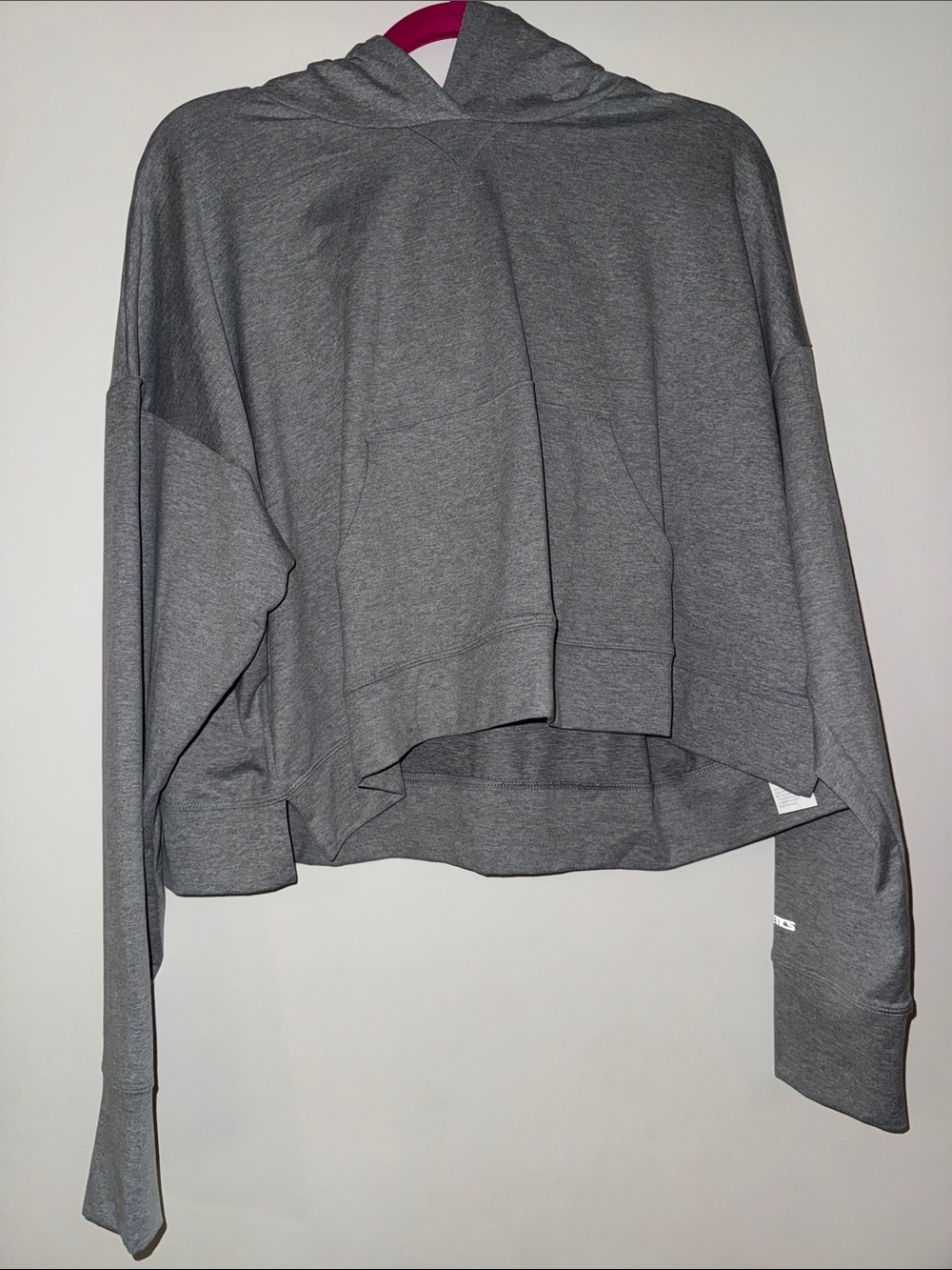 Fabletics - Gray Cropped Hoodie